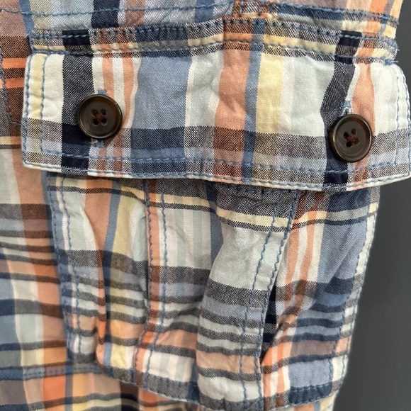 Arizona Jean Co Boy's 12 Reg Plaid Adjustable Waist Shorts - Picture 7 of 8